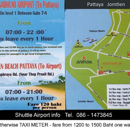 Jomtien Plaza Suite Apartments Eksteriør bilde