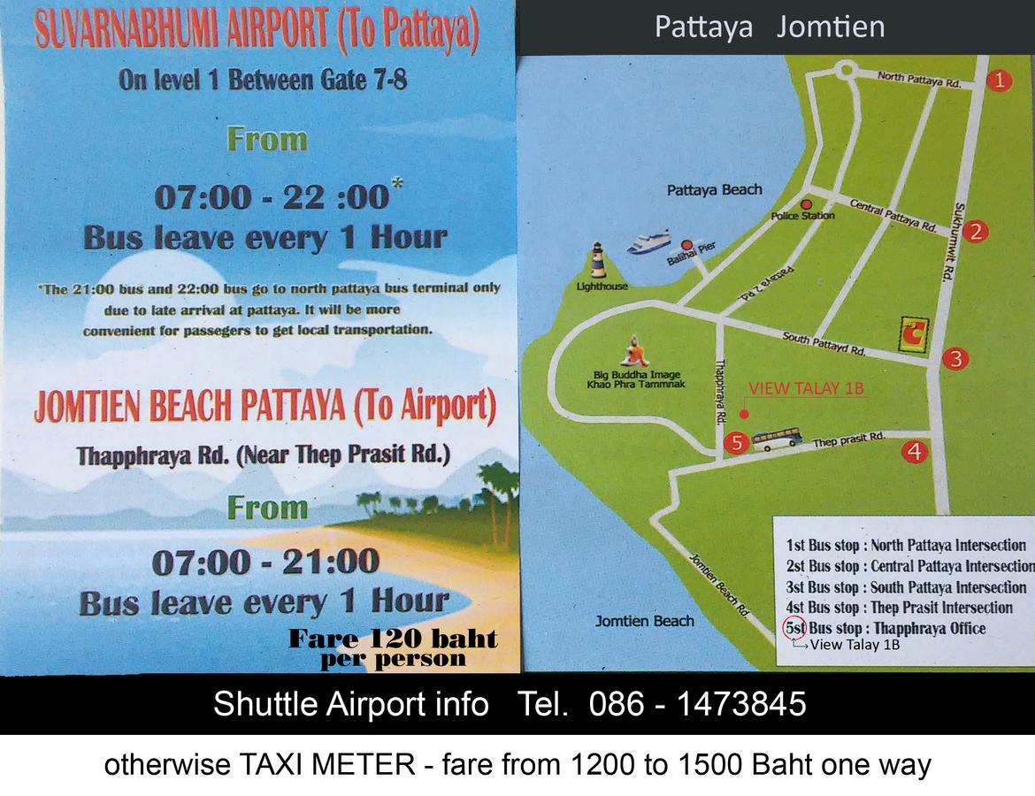 Jomtien Plaza Suite Apartments Eksteriør bilde